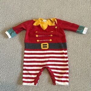 Angel Dear Holiday Christmas Baby Romper 0-3 M